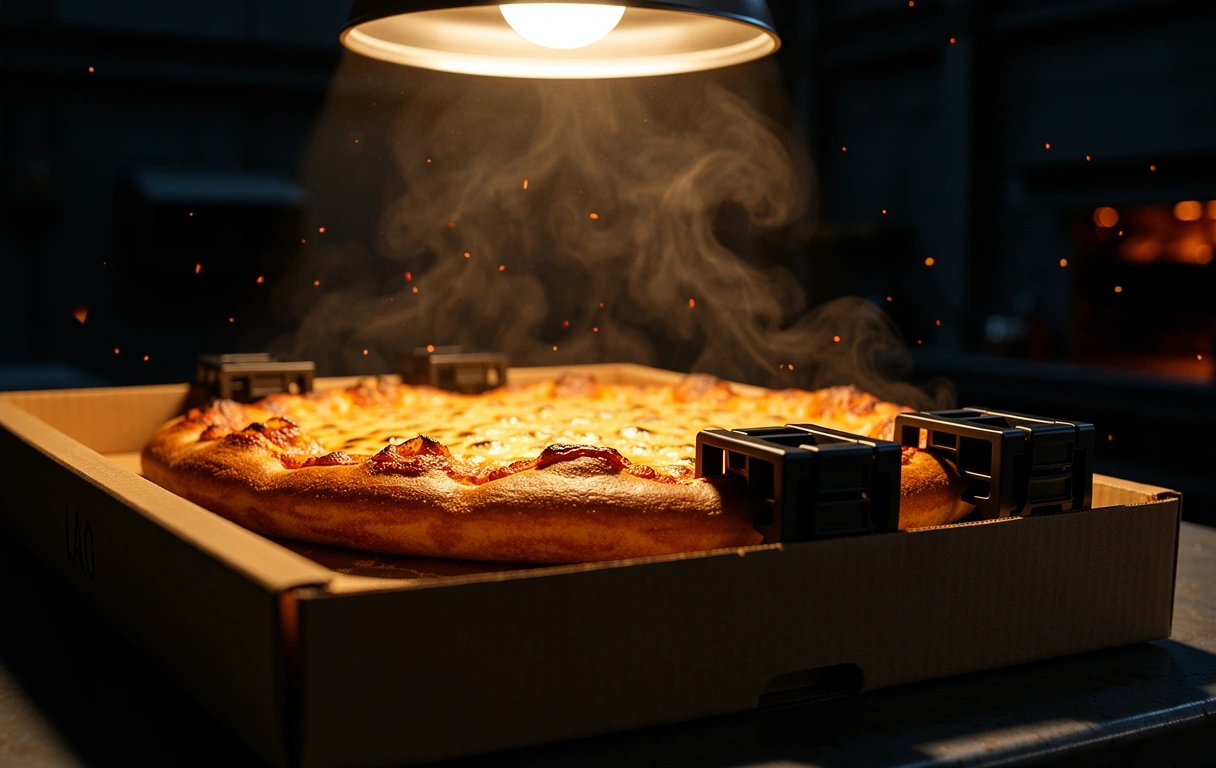 Perfectly delivered pizza