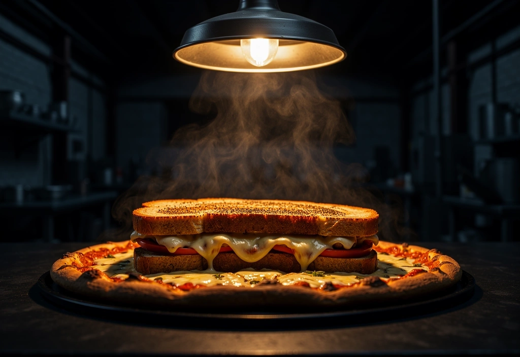 Hub Sandwiches and Pizza presentation