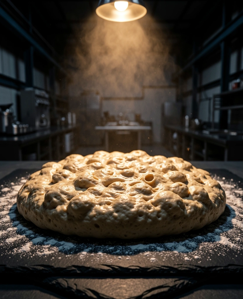 Raw sourdough fermentation