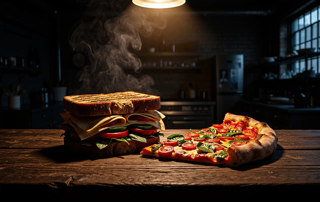 Artisanal hot sandwich
