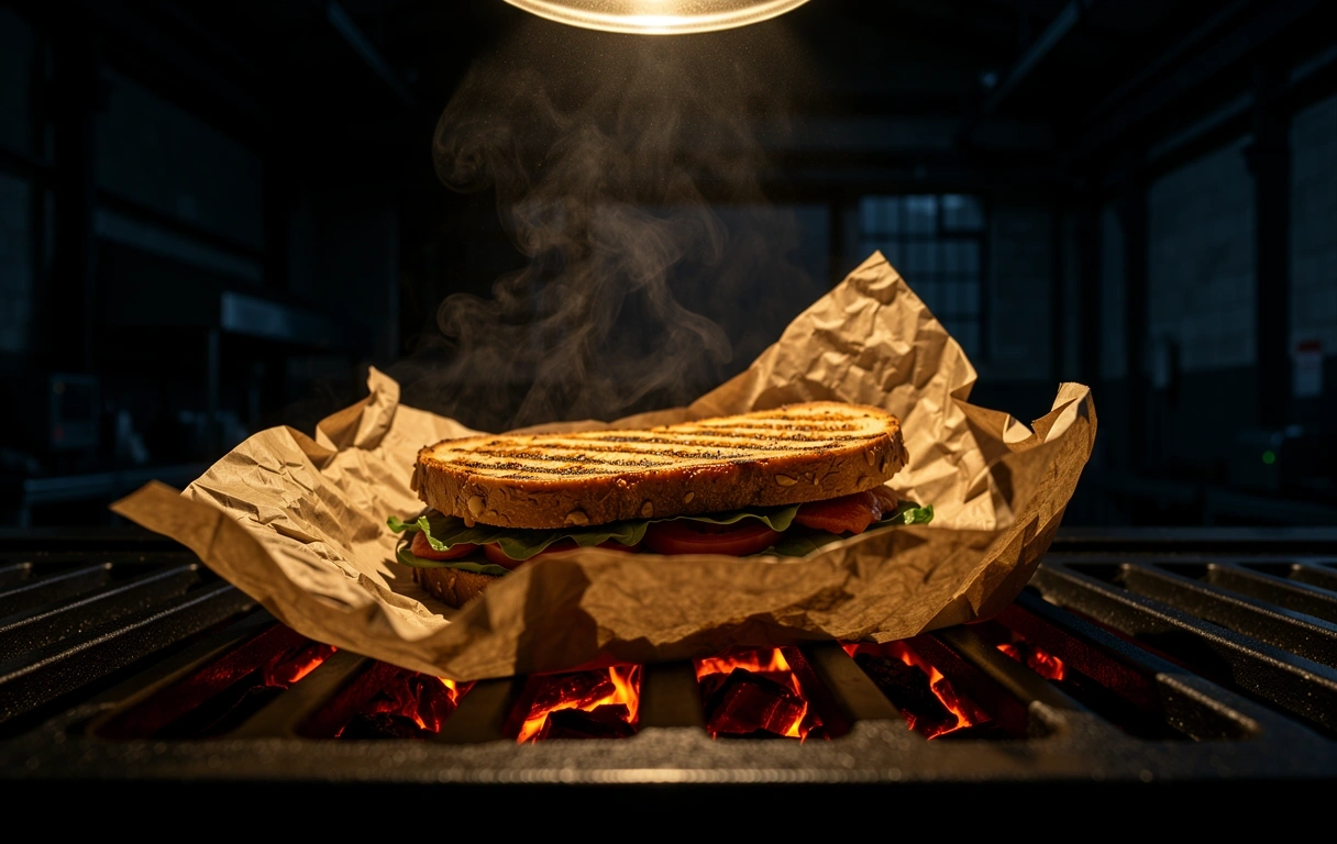 Sustainable high-heat packaging texture